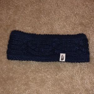 Navy Fleece Lined Ear Warmer